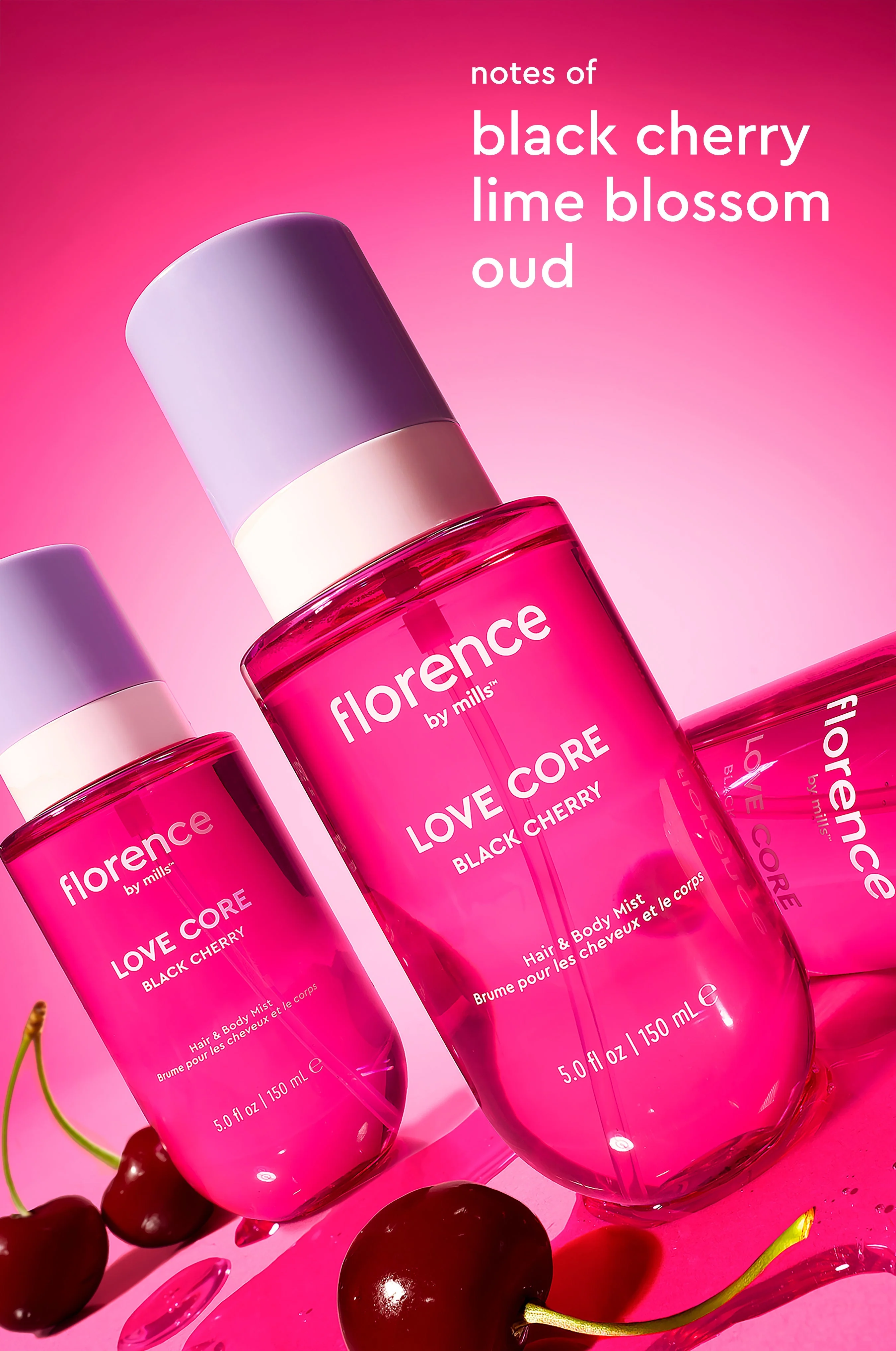 Love Core Black Cherry Hair & Body Mist - Image 4